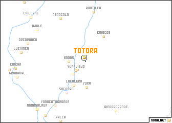 map of Totora