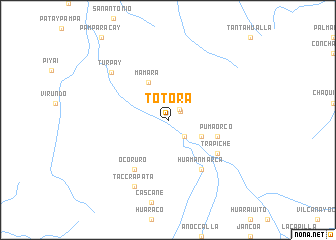 map of Totora