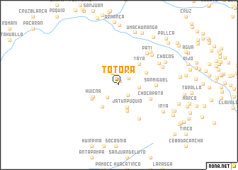 map of Totora