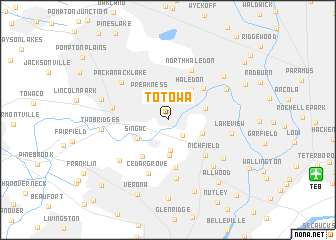 map of Totowa