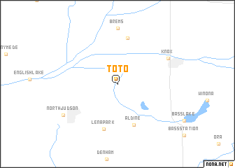 map of Toto