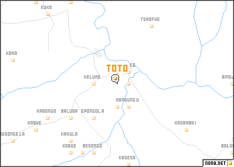 map of Toto