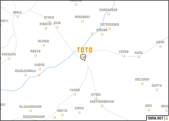 map of Toto