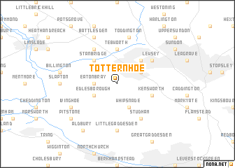map of Totternhoe