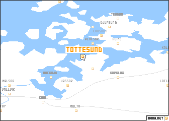 map of Tottesund