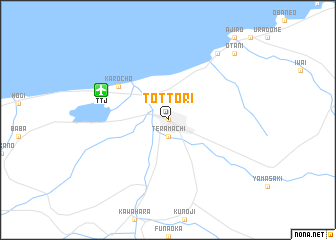 map of Tottori