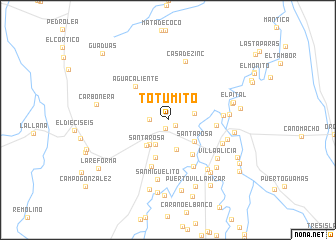 map of Totumito