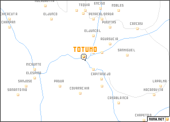 map of Totumo