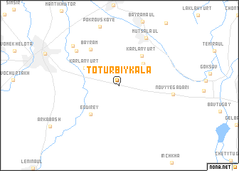 map of Toturbiykala