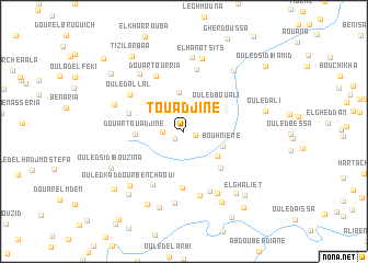 map of Touadjine