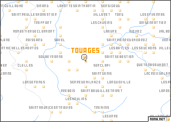 map of Touages