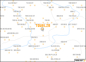 map of Toualza