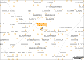 map of Touami