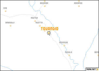 map of Touandio