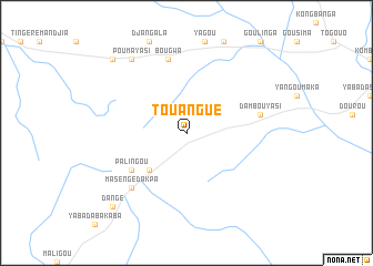 map of Touangue