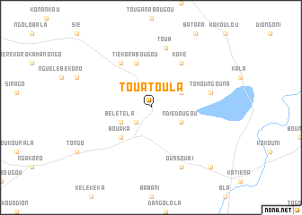 map of Touatoula
