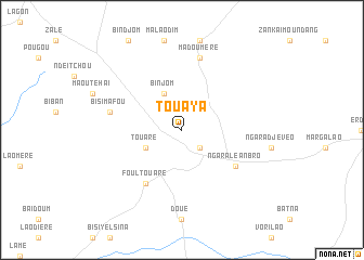 map of Touaya