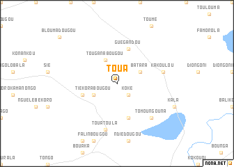 map of Toua