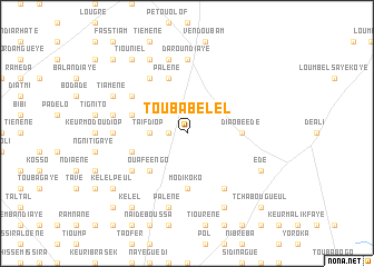map of Touba Bélel