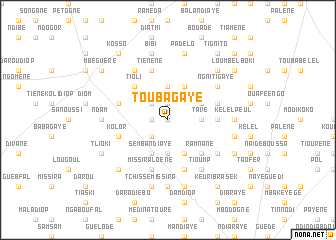 map of Touba Gaye