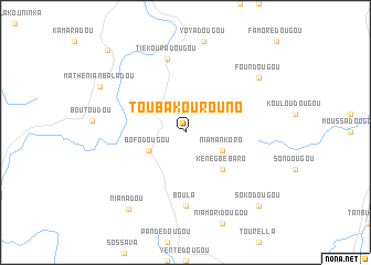 map of Toubakourouno