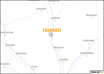 map of Toubaozi