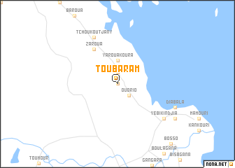 map of Toubaram