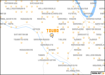 map of Touba