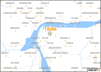 map of Touba