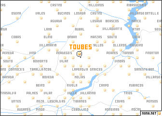 map of Toubes