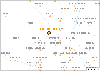 map of Toubikoto