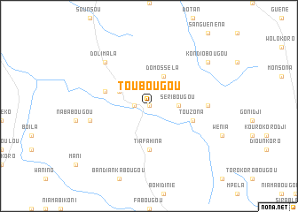 map of Toubougou
