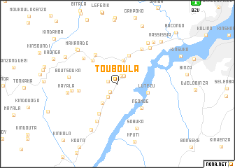 map of Touboula