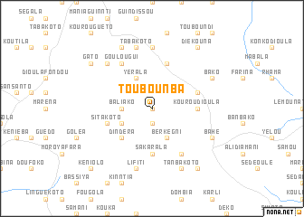 map of Toubounba