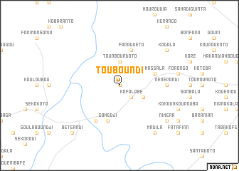 map of Touboundi