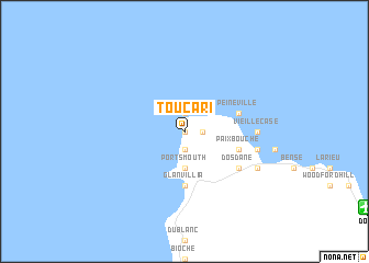 map of Toucari