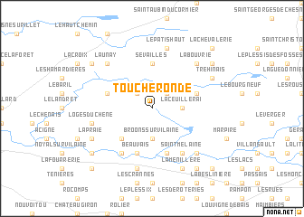 map of Touche Ronde