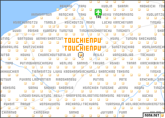 map of T\