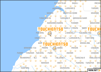 map of T\