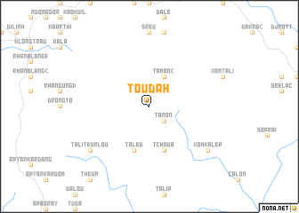 map of Tou Dah