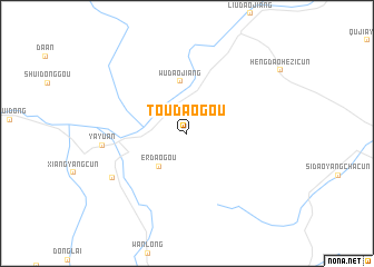 map of Toudaogou