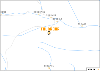 map of Toudaowa