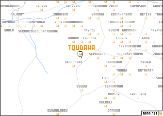 map of Toudawa