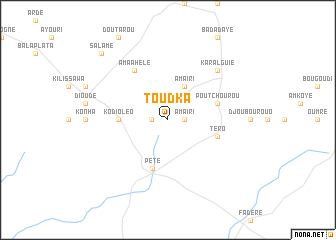 map of Toudka