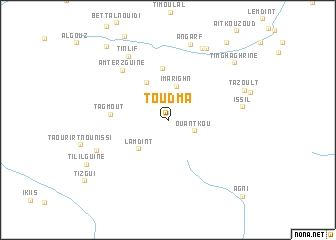 map of Toudma