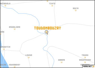 map of Toudombouzay