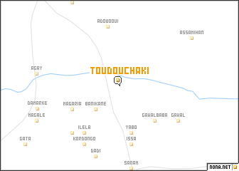 map of Toudouchaki