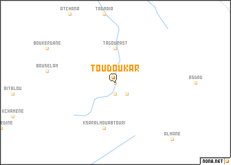 map of Toudoukar