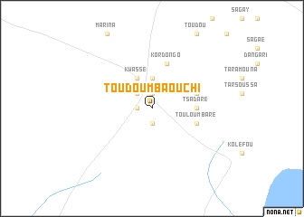 map of Toudoum Baouchi