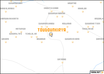 map of Toudoun Kirya